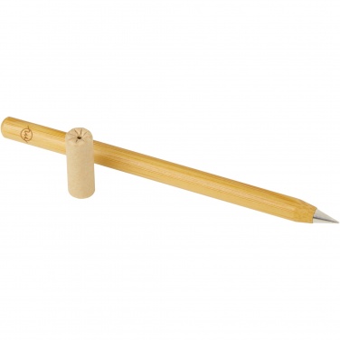 Logotrade promotional item image of: Perie bamboo inkless pen