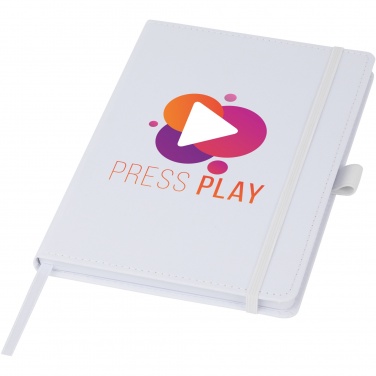 Logo trade advertising products image of: Thalaasa ocean-bound plastic hardcover notebook