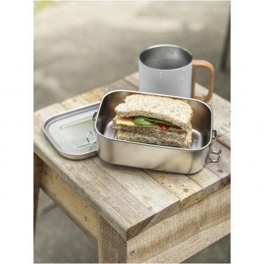 Logotrade promotional merchandise image of: Titan recycled stainless steel lunch box