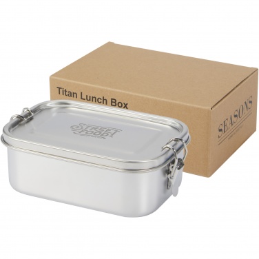 Logotrade advertising products photo of: Titan recycled stainless steel lunch box