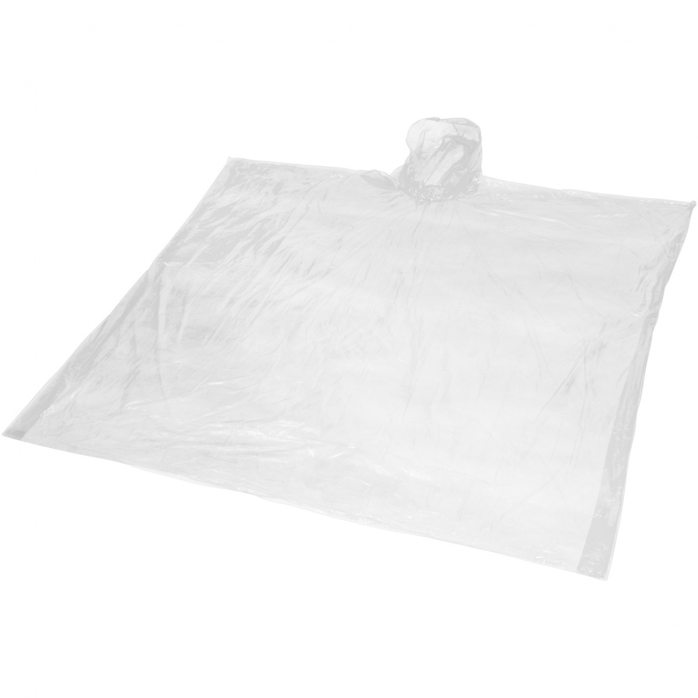 Logotrade promotional gift picture of: Mayan recycled plastic disposable rain poncho with storage pouch