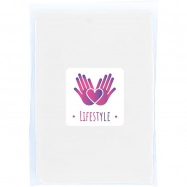 Logo trade promotional gifts image of: Mayan recycled plastic disposable rain poncho with storage pouch