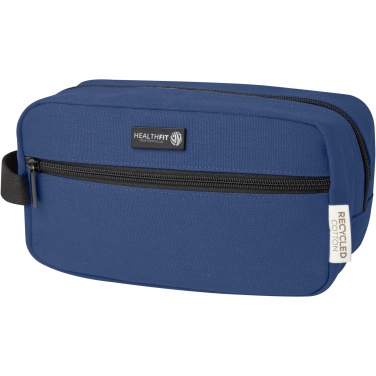 Logo trade promotional merchandise picture of: Joey GRS recycled canvas travel accessory pouch bag 3.5L