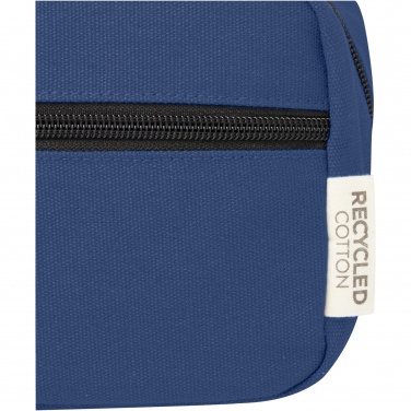 Logo trade promotional merchandise image of: Joey GRS recycled canvas travel accessory pouch bag 3.5L