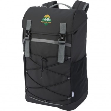 Logotrade promotional product picture of: Aqua 15.6" GRS recycled water resistant laptop backpack 23L