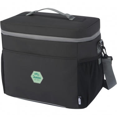 Logo trade business gift photo of: Aqua 20-can GRS recycled water resistant cooler bag 22L