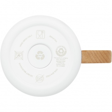 Logo trade corporate gifts image of: Bjorn 360 ml RCS certified recycled stainless steel mug with copper vacuum insulation