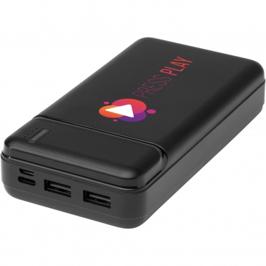 Logo trade promotional merchandise photo of: Loop 20.000 mAh recycled plastic power bank 