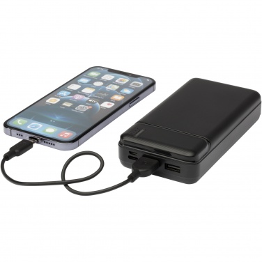 Logo trade corporate gift photo of: Loop 20.000 mAh recycled plastic power bank 