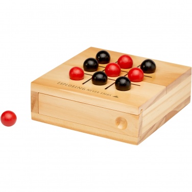 Logo trade advertising product photo of: Strobus wooden tic-tac-toe game