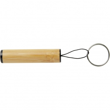 Logo trade corporate gifts picture of: Cane bamboo key ring with light