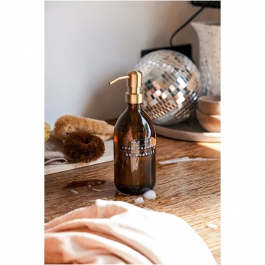 Logo trade promotional giveaways image of: Wellmark Bubbles 500 ml hand soap dispenser