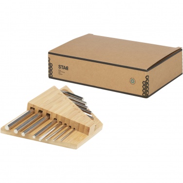 Logotrade promotional giveaways photo of: Allen bamboo hex key tool set