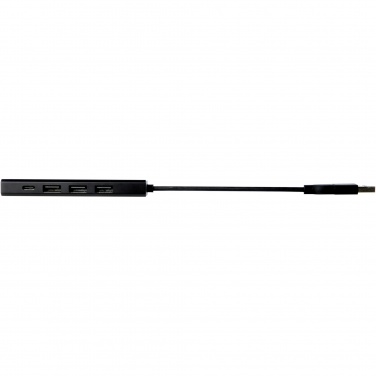 Logotrade advertising product image of: Rise RCS recycled aluminium USB 2.0 hub