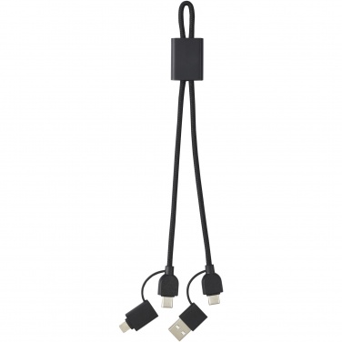 Logo trade promotional gifts image of: Connect 6-in-1 RCS recycled aluminium 45W quick charge & data transfer cable