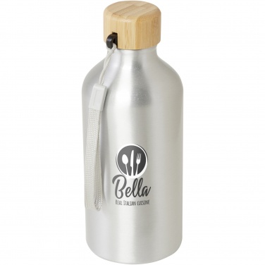 Logotrade promotional merchandise picture of: Malpeza 500 ml RCS certified recycled aluminium water bottle