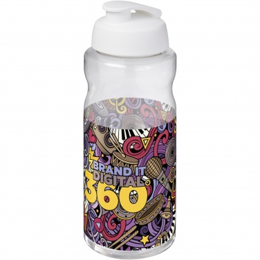 Logo trade promotional giveaways image of: H2O Active® Big Base 1 litre flip lid sport bottle