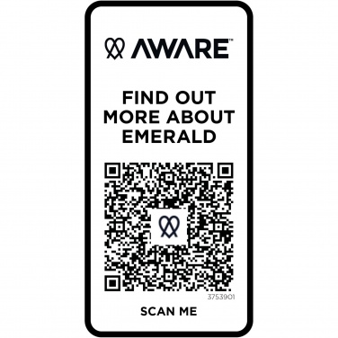 Logotrade promotional gift image of: Emerald short sleeve unisex Aware™ recycled polo