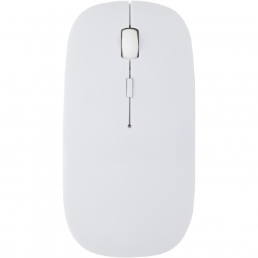 Logo trade promotional giveaways image of: Menlo RCS recycled plastic wireless mouse 