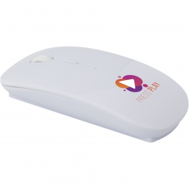 Logo trade promotional gifts picture of: Menlo RCS recycled plastic wireless mouse 
