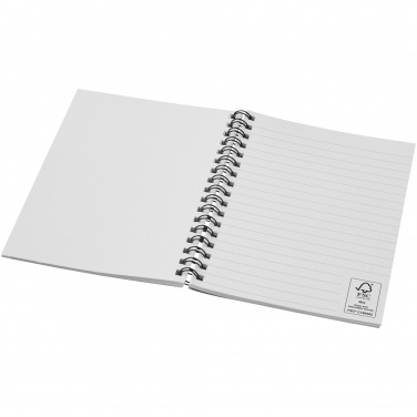Logo trade business gift photo of: Desk-Mate® A6 colour spiral notebook