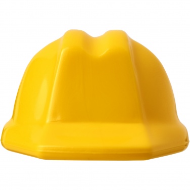 Logo trade promotional giveaway photo of: Kolt hard hat-shaped recycled keychain