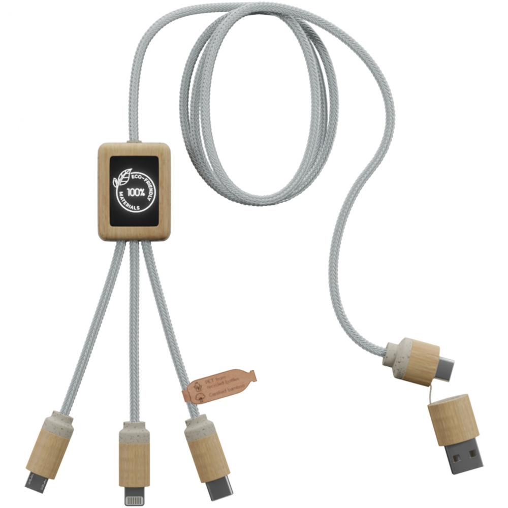 Logotrade corporate gift image of: SCX.design C49 5-in-1 charging cable