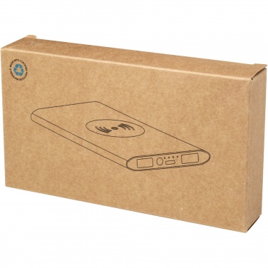 Logotrade promotional items photo of: Juice 8000 mAh Type-C recycled aluminium wireless power bank