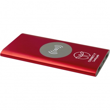 Logotrade corporate gifts photo of: Juice 8000 mAh Type-C recycled aluminium wireless power bank