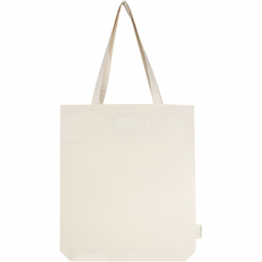 Logo trade corporate gift photo of: Orissa 180 g/m² organic wide bottom tote bag 11L