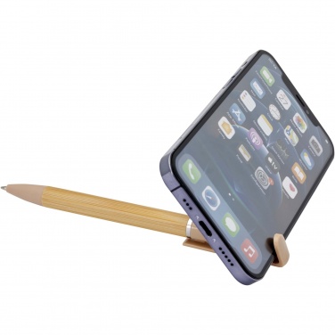 Logo trade promotional merchandise photo of: Delfina phone holder pen