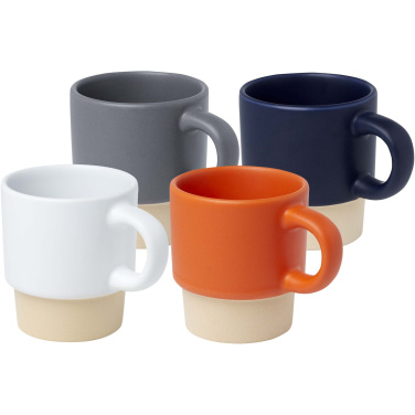 Logotrade promotional gift image of: Olympia 130 ml stackable expresso cup with clay bottom