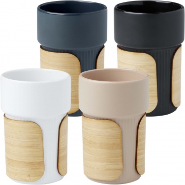Logotrade promotional giveaways photo of: Tumbler Fika 340 ml with bamboo sleeve