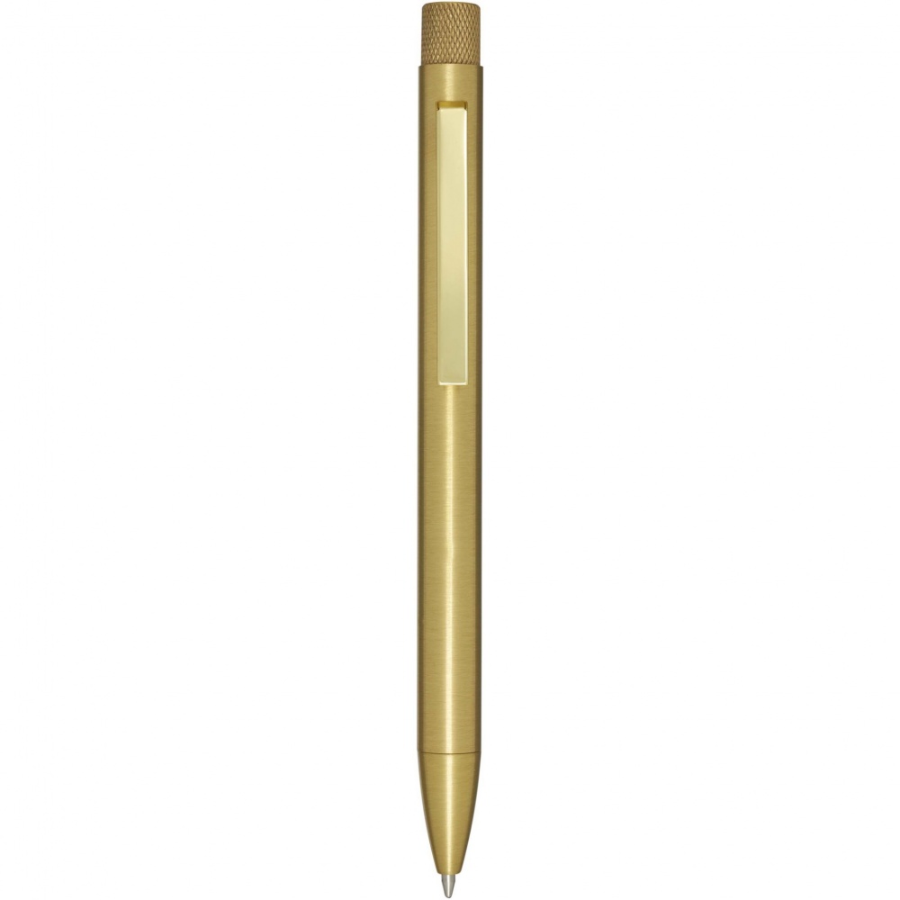 Logotrade promotional merchandise picture of: Beatriz recycled brass ballpoint pen