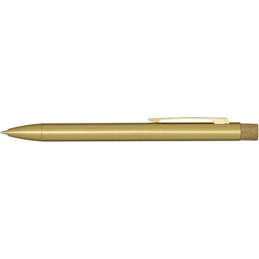 Logo trade promotional giveaways image of: Beatriz recycled brass ballpoint pen