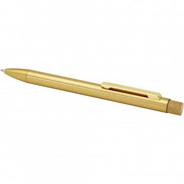 Logo trade promotional gifts image of: Beatriz recycled brass ballpoint pen