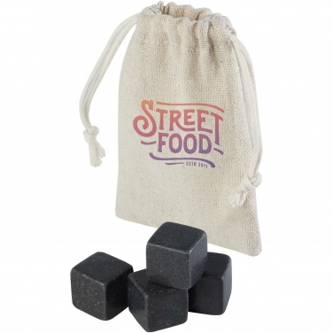 Logo trade promotional merchandise photo of: Pedro stone ice cubes set