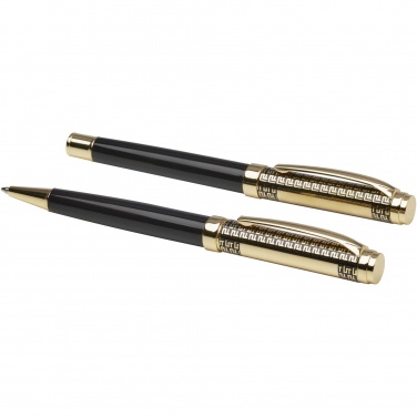 Logo trade corporate gift photo of: Legato ballpoint and rollerball pen set