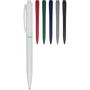 Logo trade promotional giveaway photo of: Martha recycled plastic ballpoint pen