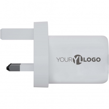 Logotrade promotional merchandise photo of: Xtorm XEC035 GaN² Ultra 35W wall charger - UK plug