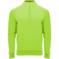 Epiro long sleeve unisex quarter zip sweatshirt, Fluor Green