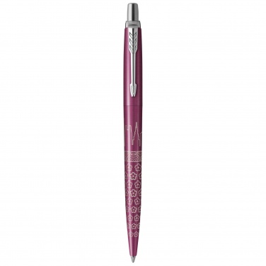 Logotrade promotional merchandise image of: Parker Jotter SE Global Icons colour trim ballpoint pen