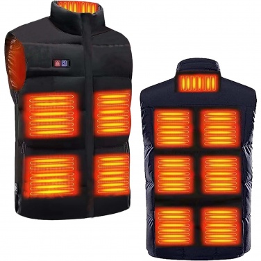 Logo trade promotional products picture of: SCX.design G01 heated bodywarmer with power bank