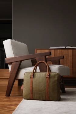 Logotrade promotional items photo of: VINGA Bosler RCS recycled canvas computer bag