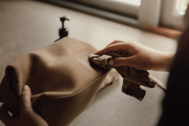 Logotrade promotional merchandise image of: VINGA Sloane toiletry bag RCS recycled polyester