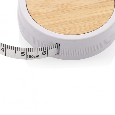 Logo trade promotional gift photo of: RCS recycled plastic & bamboo tailor tape