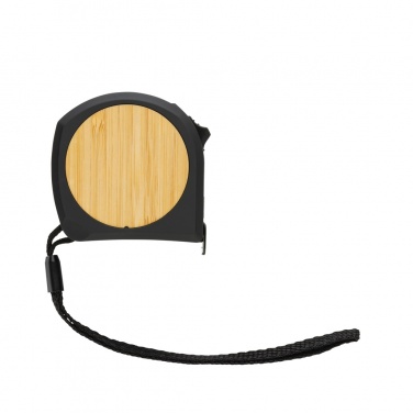 Logo trade corporate gifts image of: RCS recycled plastic bamboo tape 5M/19mm