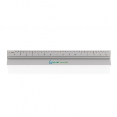 Logotrade promotional gift picture of: 15cm. Aluminum triangular ruler