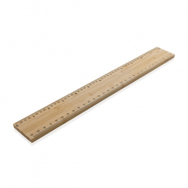 Logotrade promotional gifts photo of: Timberson extra thick 30cm double sided bamboo ruler