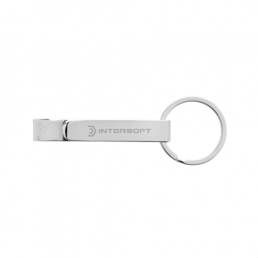 Logo trade advertising products picture of: RCS recycled zinc alloy bottle opener keychain